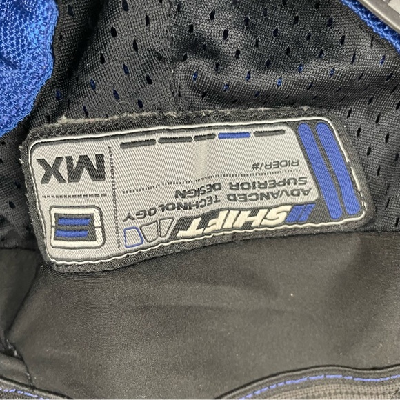 Shift Mx Motocross Pants 32 Blue Yamaha Y2K White ShiftMX Moto Dirtbike Quad - Picture 3 of 4